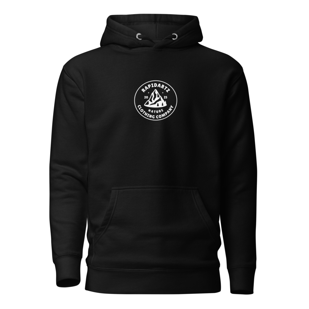 Mountain Graphic Hoodie – Minimal Nature Streetwear Hoodie | RapidArtz