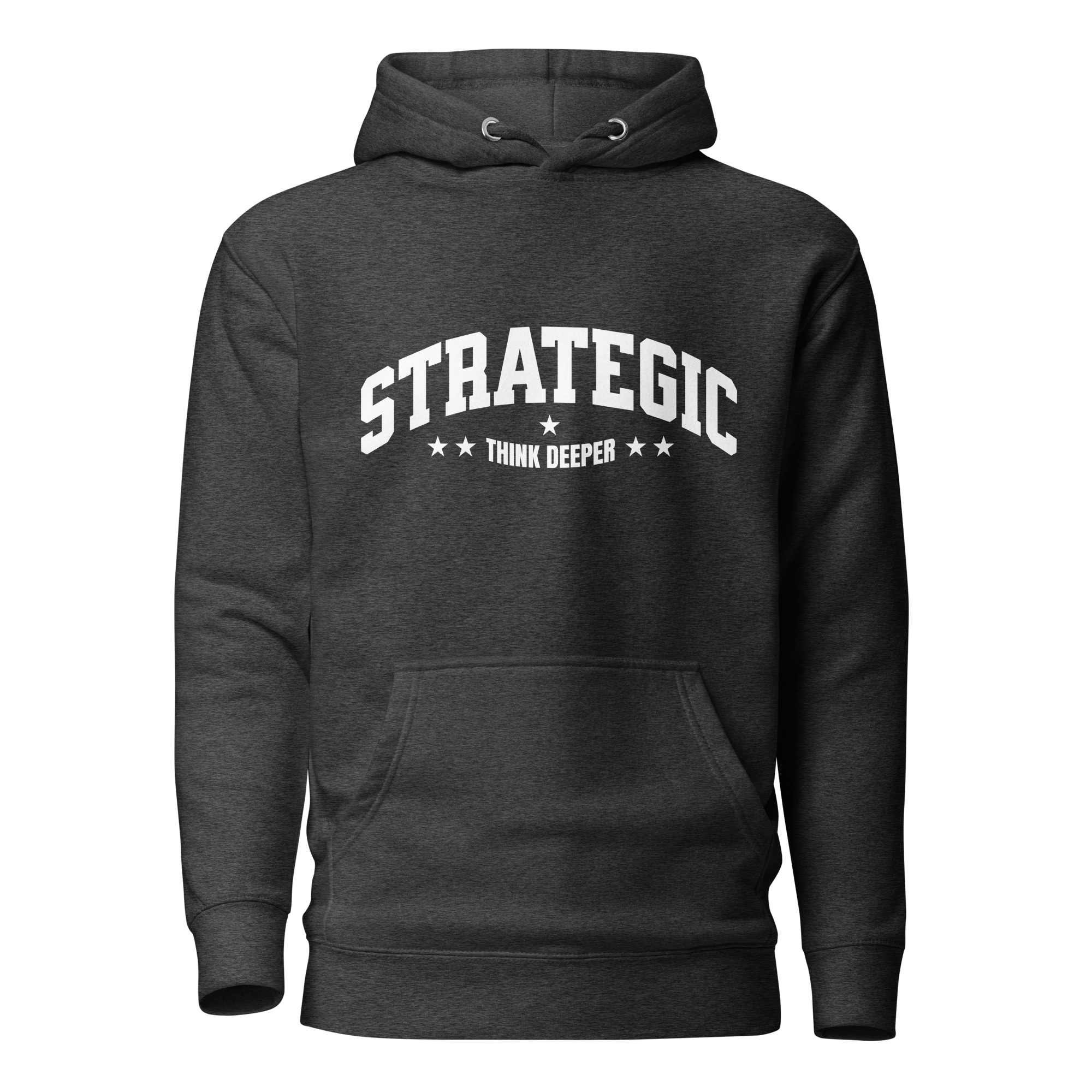 Strategic Think Deeper – Premium Hoodie (Dark)