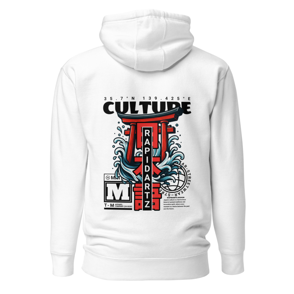 Japanese Culture Graphic Hoodie – Japanese Streetwear Hoodie | RapidArtz