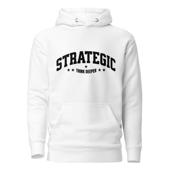 Strategic Think Deeper Graphic Hoodie – Motivational Streetwear Hoodie | RapidArtz