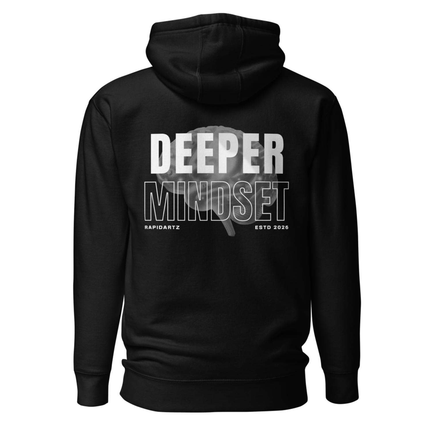 Deeper Mindset Hoodie – Minimal Mindset Streetwear | RapidArtz