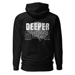 Deeper Mindset Hoodie – Minimal Mindset Streetwear | RapidArtz
