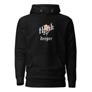 Think Deeper Hoodie – Minimal Mindset Streetwear | RapidArtz