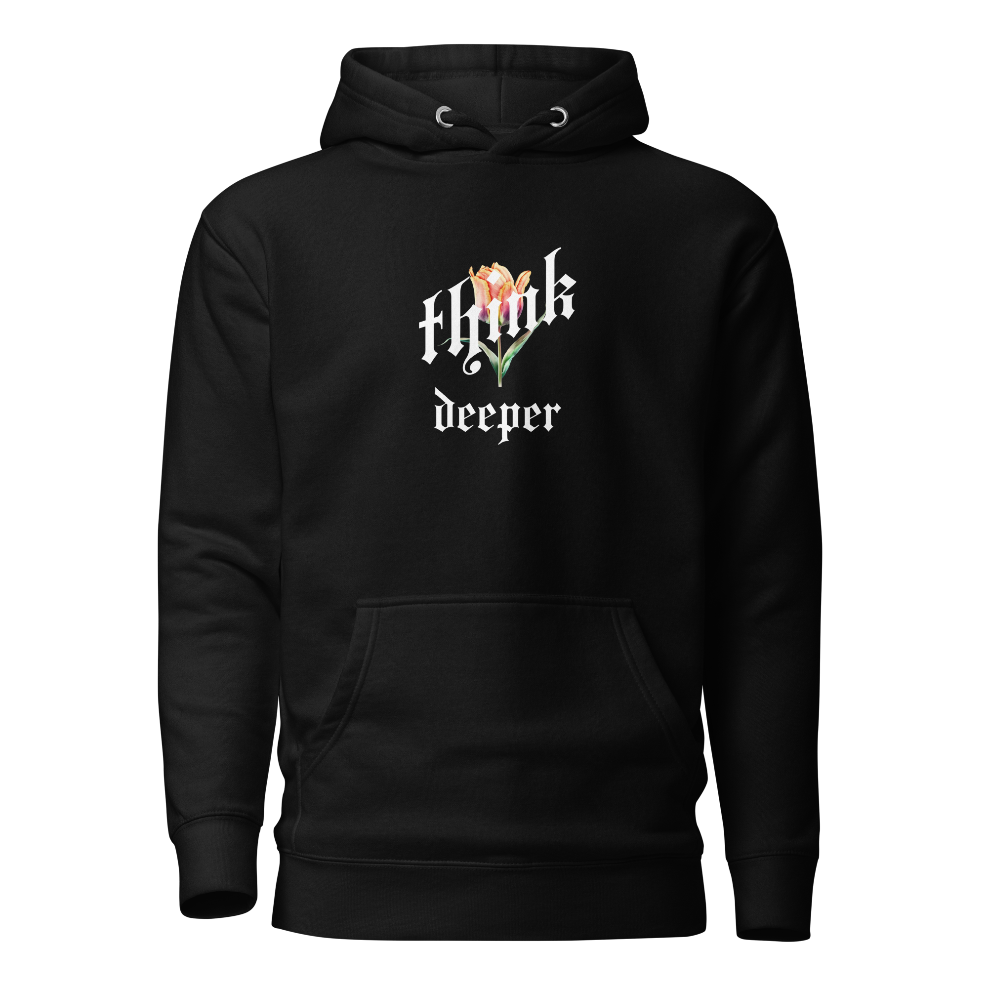 Think Deeper Hoodie – Minimal Mindset Streetwear | RapidArtz