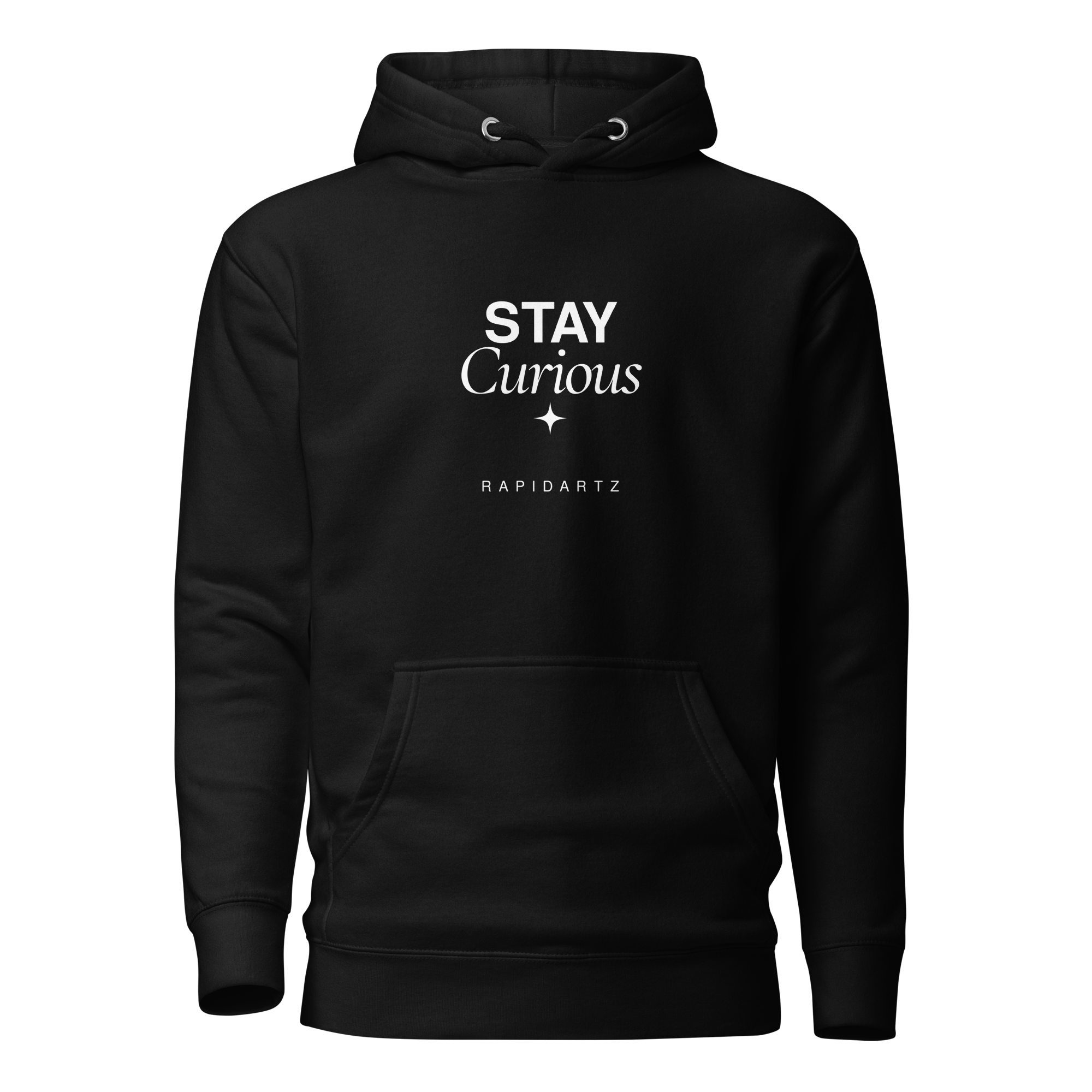 Stay Curious Hoodie – Minimal Mindset Streetwear | RapidArtz