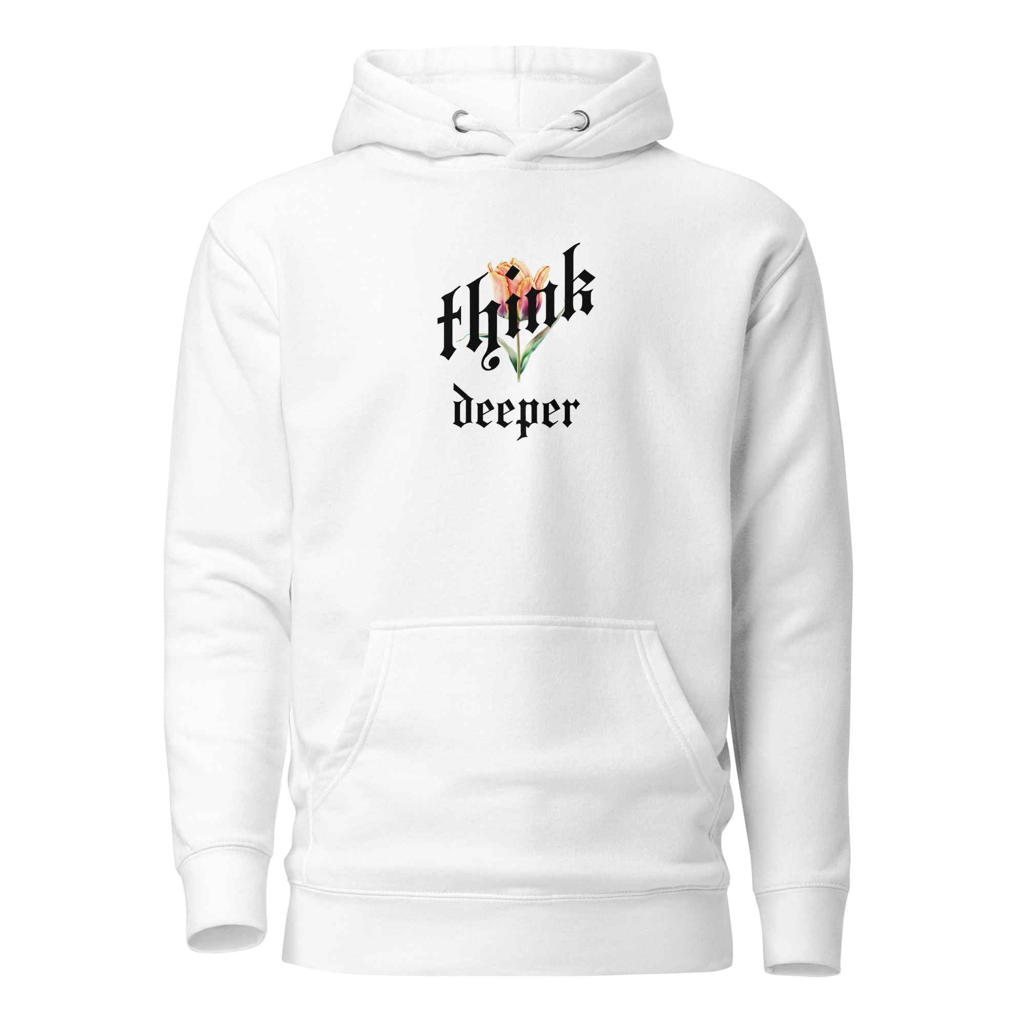 Think Deeper Hoodie – Minimal Mindset Streetwear | RapidArtz