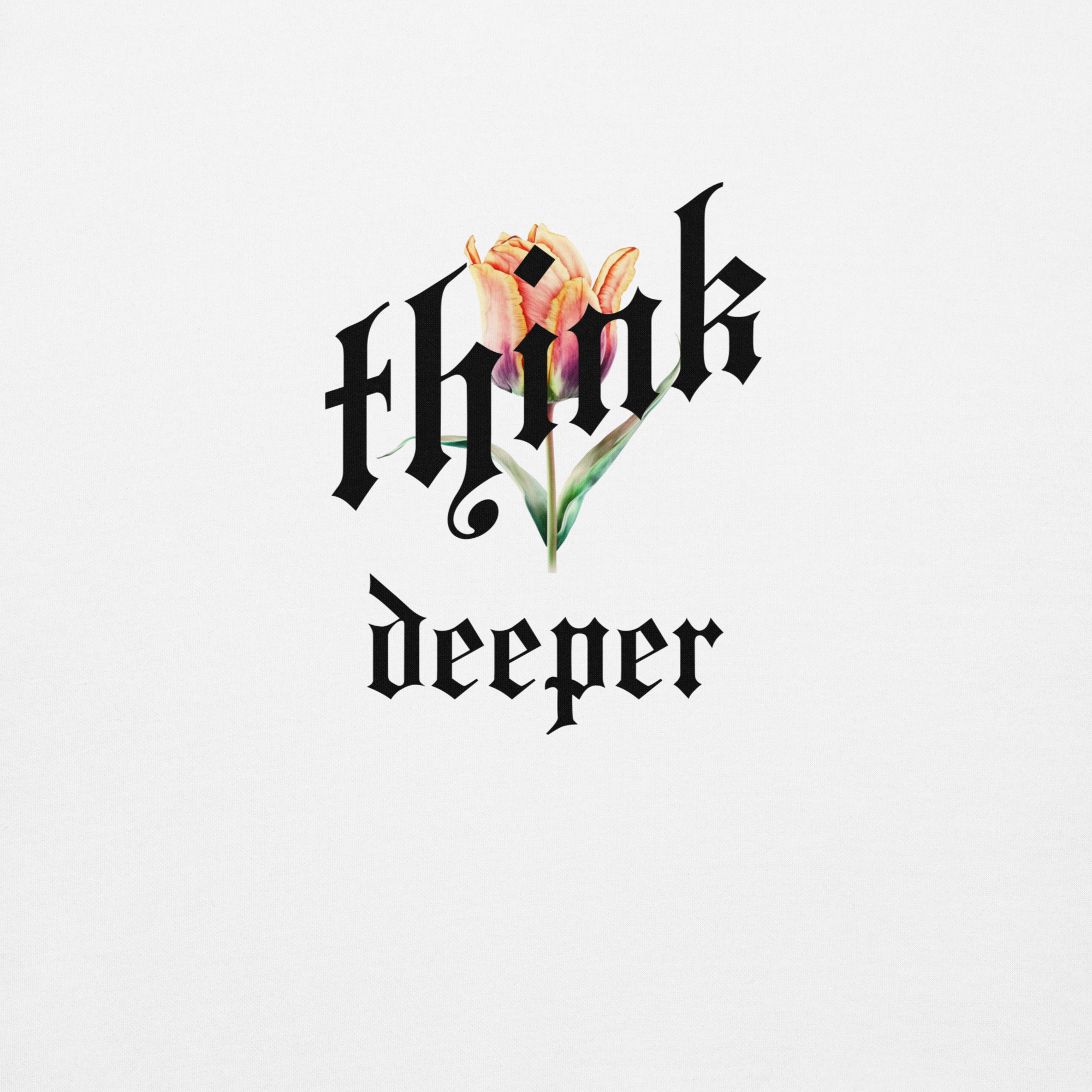 Think Deeper Hoodie – Minimal Mindset Streetwear | RapidArtz