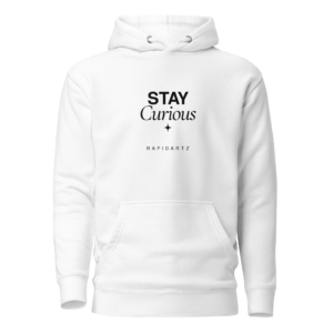 Stay Curious Hoodie – Minimal Mindset Streetwear | RapidArtz