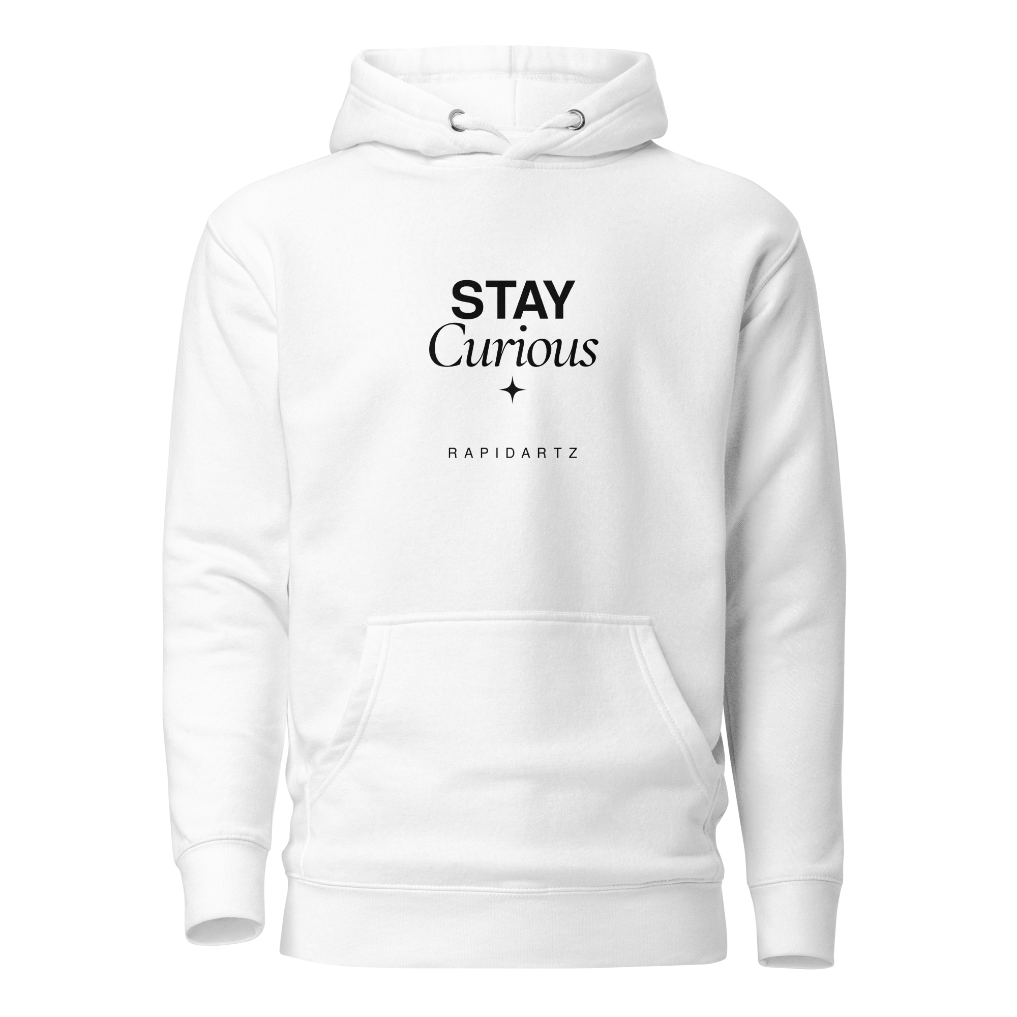 Stay Curious Hoodie – Minimal Mindset Streetwear | RapidArtz