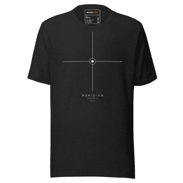 RapidArtz "Meridian" T-Shirt – Minimal Coordinates Streetwear Graphic Tee