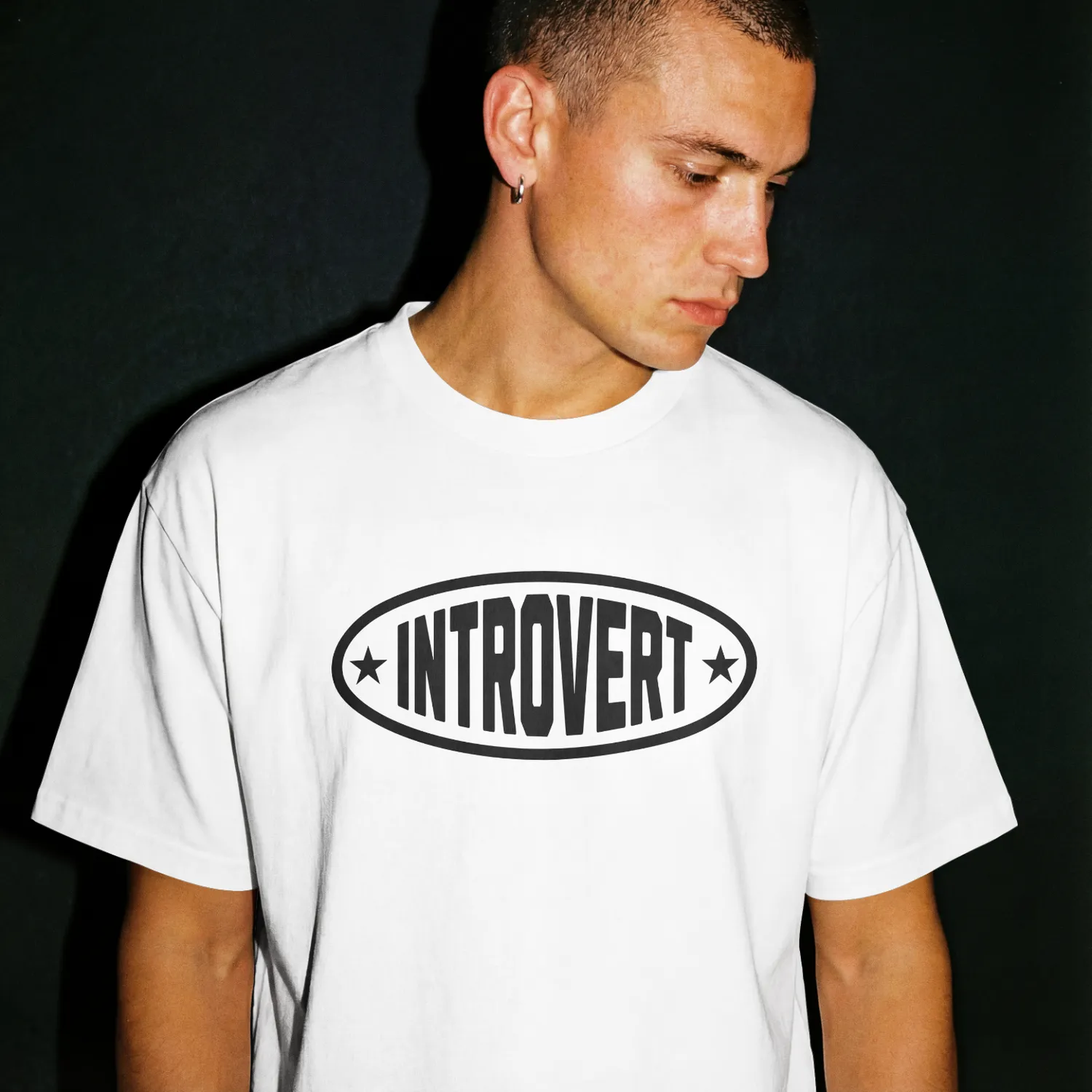 RapidArtz “Introvert” T-Shirt – Minimal Personality Streetwear Graphic Tee