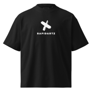 RapidArtz “Marked” Oversized High Neck T-Shirt