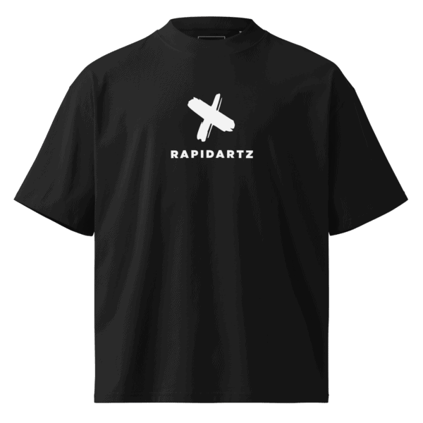 RapidArtz “Marked” Oversized High Neck T-Shirt
