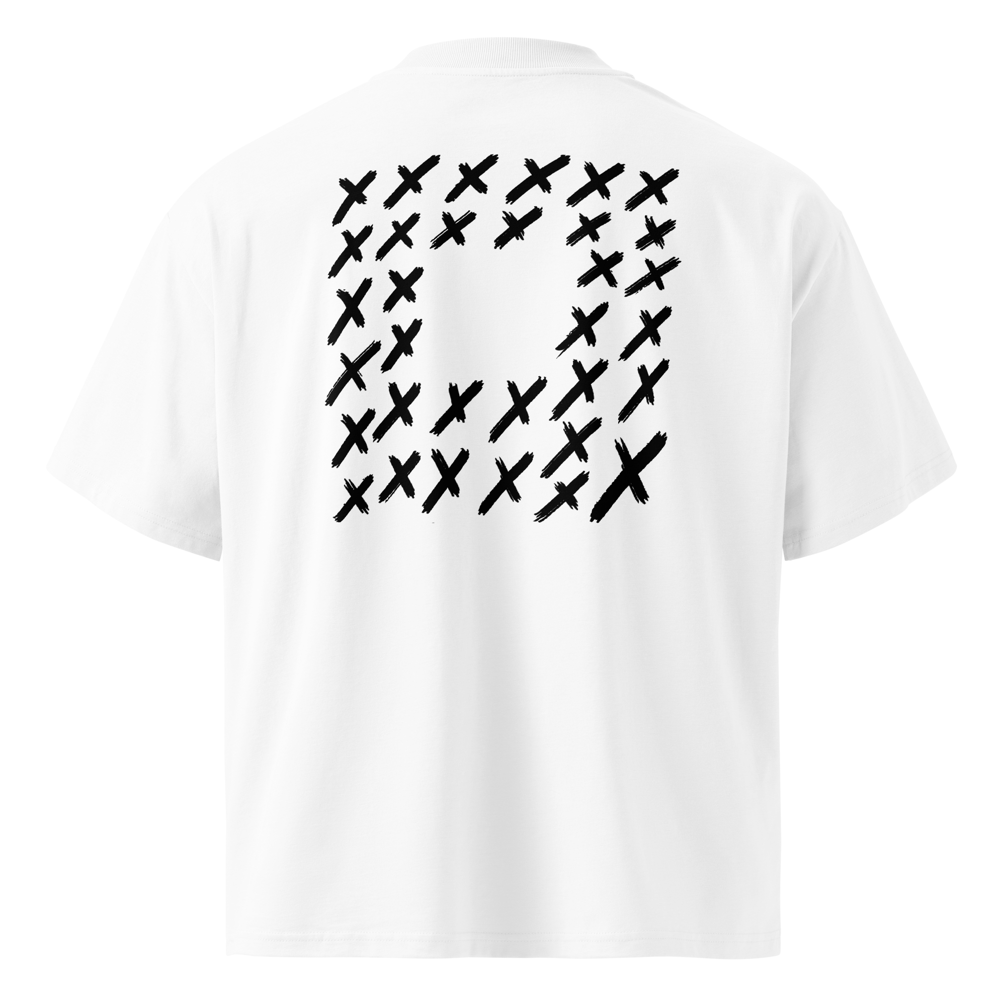 RapidArtz “Marked” Oversized High Neck T-Shirt