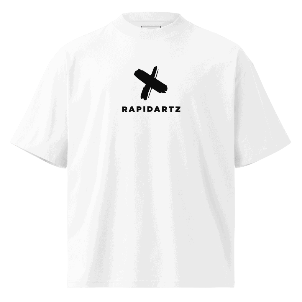 RapidArtz “Marked” Oversized High Neck T-Shirt