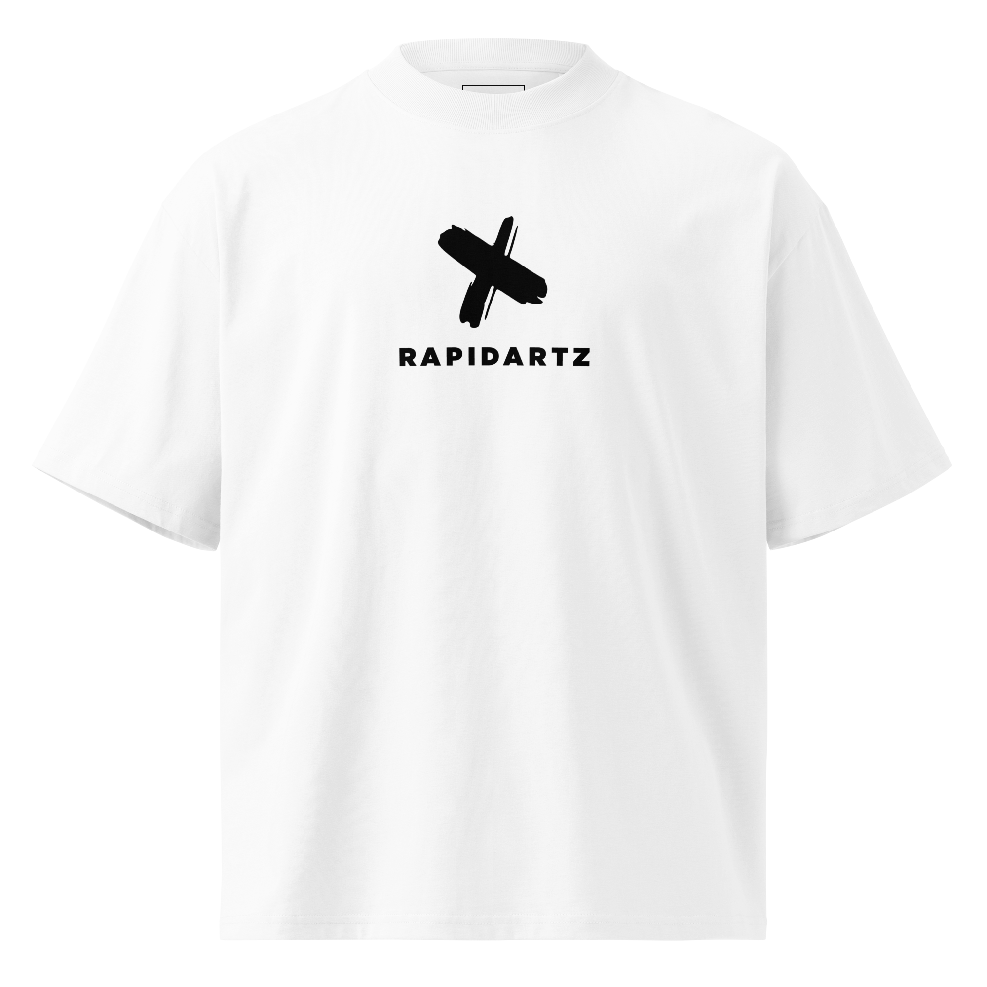 RapidArtz “Marked” Oversized High Neck T-Shirt