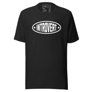RapidArtz “Introvert” T-Shirt – Minimal Personality Streetwear Graphic Tee