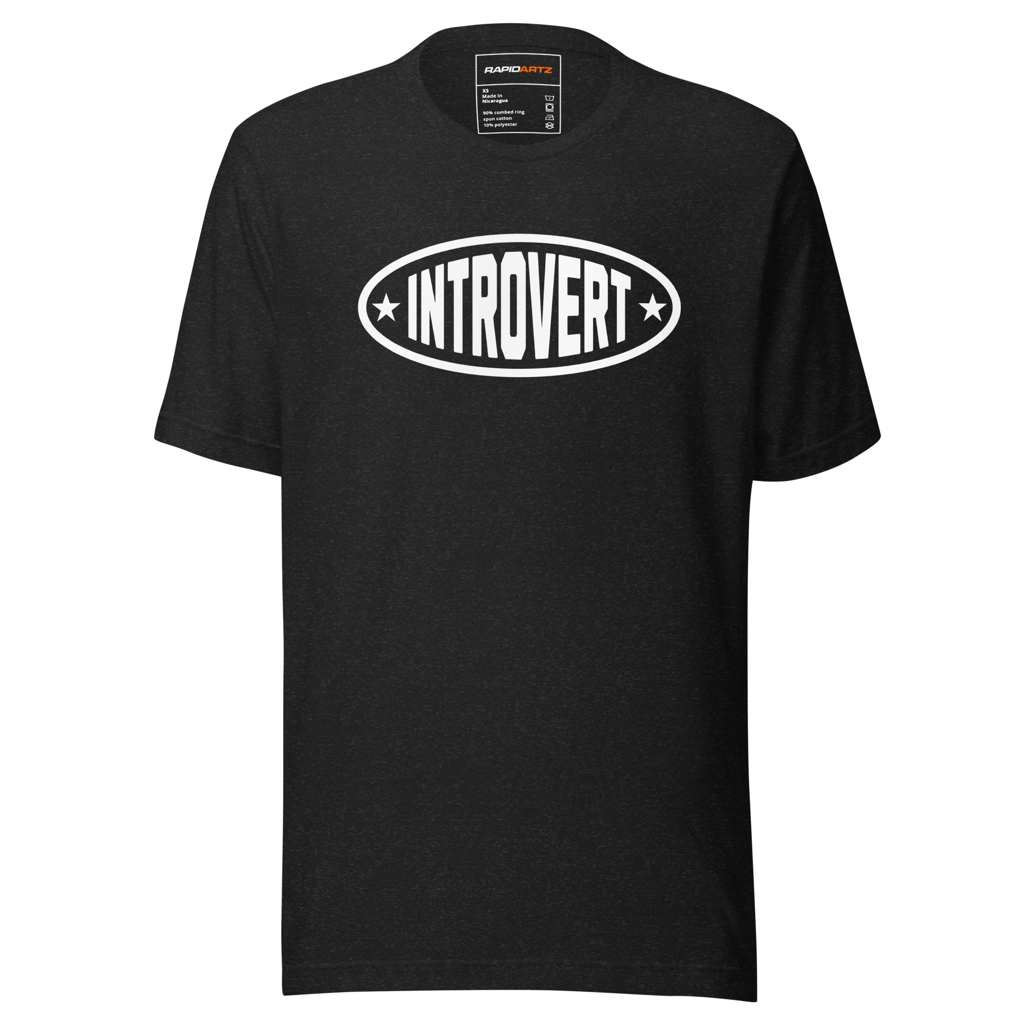 RapidArtz “Introvert” T-Shirt – Minimal Personality Streetwear Graphic Tee